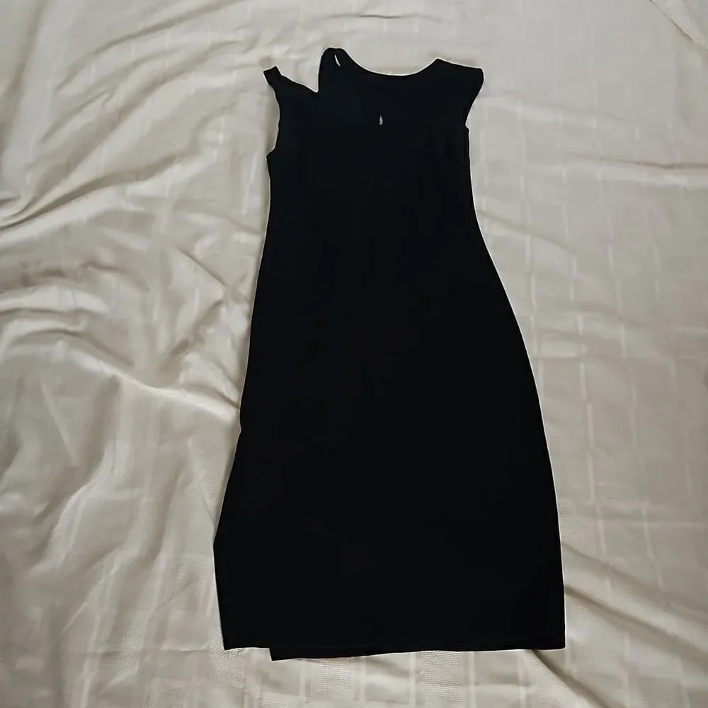Marciano Ladies Bodycon Cut Out Midi Dress Small Black - Picture 14 of 16
